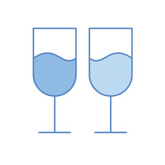 Casino Drinks Vector icon