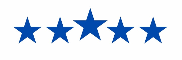 3d blur star icon on white background 