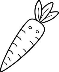 carrot cartoon vector art