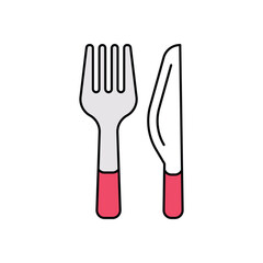 Food Court Vector icon