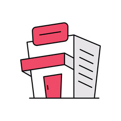 Shopping Mall Vector icon