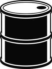 oil barrel silhouette