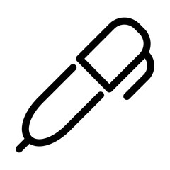 pen line icon. Vector format with fully editable strokes, business series.