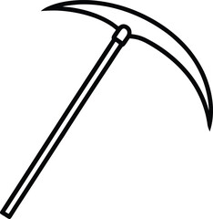 scythe silhouette