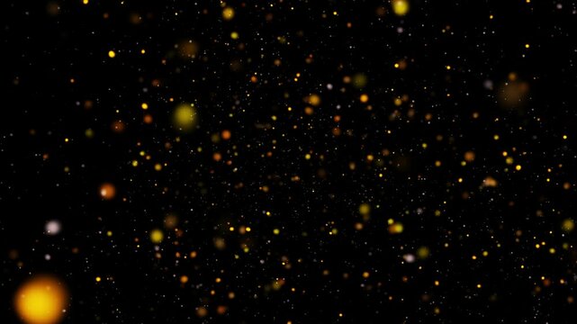 Golden Summer concept the motion of bokeh sunlight natural shadow overlay loop background, logo titles in award, music, wedding, anniversary, party and presentation backdrops, corporate.