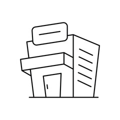 Shopping Mall Vector icon