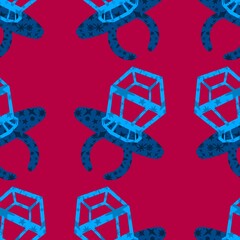 Sugar candy rings seamless retro pattern for wrapping paper and fabric and linens and kids clothes print