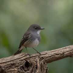 Black blackbird songbird perched on a branch, ground, or rock, showcasing its wild nature and feathers