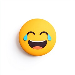 Laughing Face Emoji with Tears 