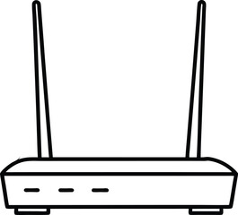 wi fi router silhouette