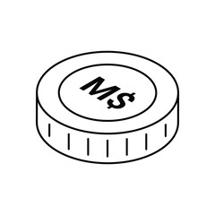 MXN Vector icon