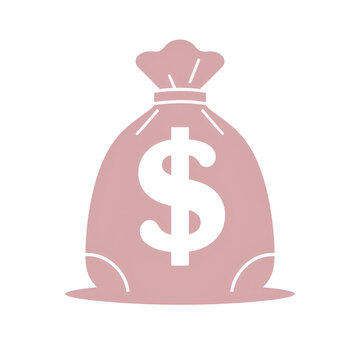 Geldsack mit Dollar-Zeichen - Simple App Icon