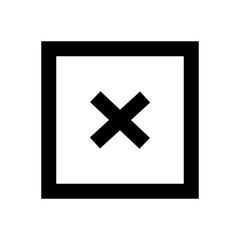 Fototapeta premium cross icon