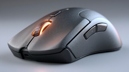 Ergonomic Gaming Mouse with Illuminated Scroll Wheel and Side Buttons for Precision Control