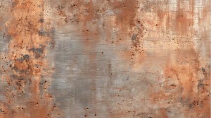 Rusted and Weathered Metal Surface Texture with Corrosion and Oxidation Marks
