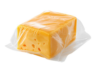 Half-Sliced Pre-Packaged Cheese Block