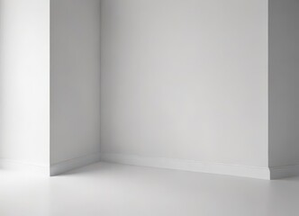 Obraz premium Subtle textured white backdrop, ethereal shadows, calming minimalism, background, understated