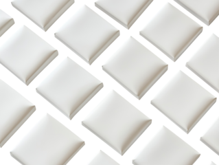 Stacked rectangular pillows