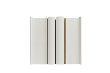 Fototapeta premium Three-fold book, light beige, open