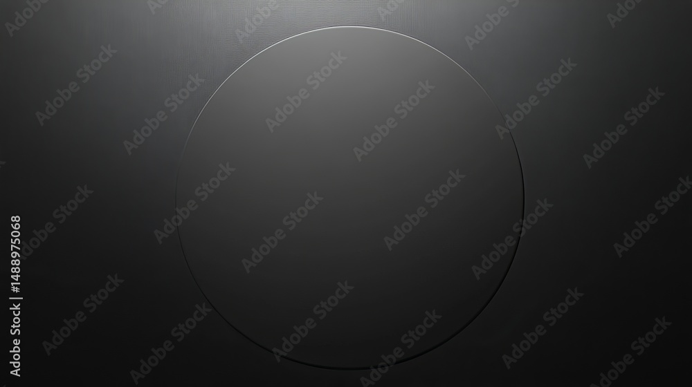Poster dark abstract background elegant circle design minimalist modern texture subtle gray gradient profes