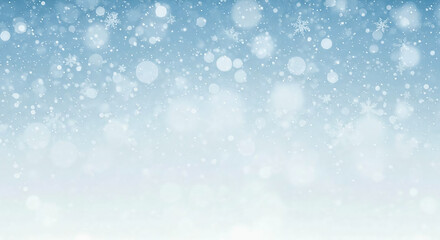 Snowflake Falling Background Winter Holiday Pattern Backdrop for Christmas