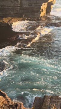 rocks in the sea in sydney