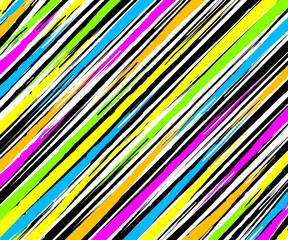 Diagonal trazo colorful.