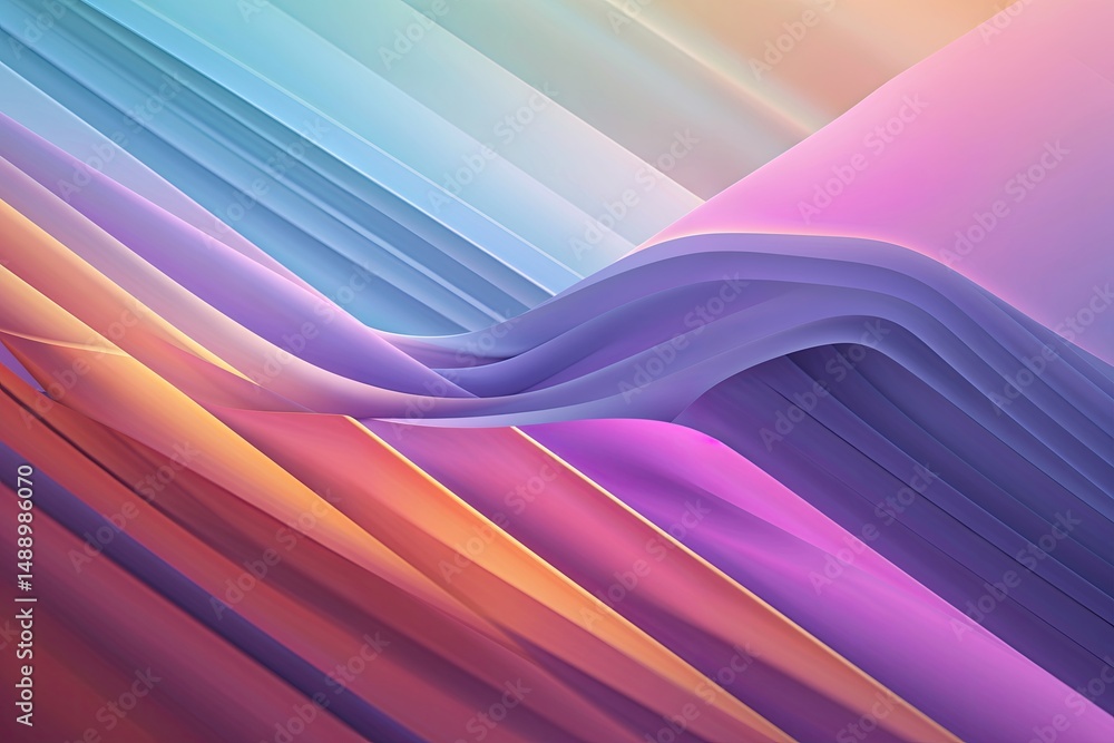 Poster modern soft gradient lines background for presentation and brochure design