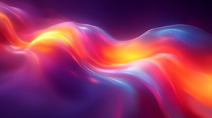 Obraz premium abstract colorful background with flowing lines and waves