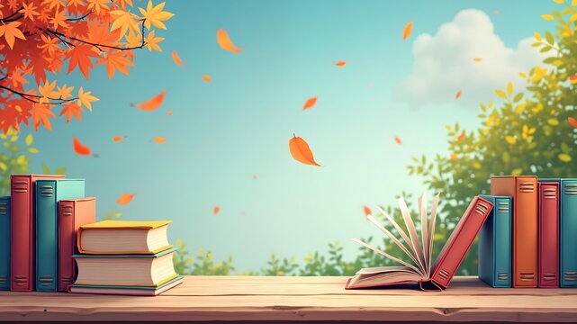 National Book Lovers Day sale banner design free space in the center
