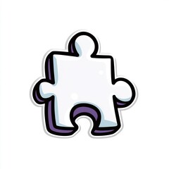 Obraz premium Jigsaw Puzzle Piece Icon