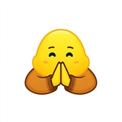 folded hands emoji showing thankfulness