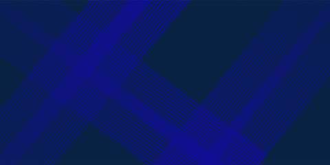 Obraz premium Blue background. Vector abstract, science, futuristic, energy technology concept. Digital image of light rays, stripes lines with blue light over dark blue background