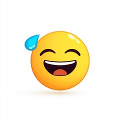 Fototapeta premium Laughing Crying Emoji