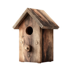 Rustic Wooden Birdhouse Nature Home Wildlife Shelter