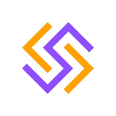 S arrow modern minimal logo design