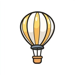 Obraz premium floating hot air balloon 