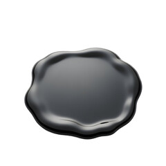 Abstract Impression of a Viscous Oily Liquid with Subtle Reflections on a Dark Plane Showcasing an Industrial Theme