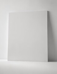 Fototapeta premium Dreamy white canvas, faint shadows, barely-there texture, surface, soft focus