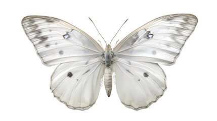 Fototapeta premium white butterfly transparent background png