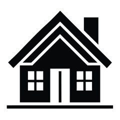 House Icon Set – Collection of Home and Real Estate Vector Symbols Isolated on White Background