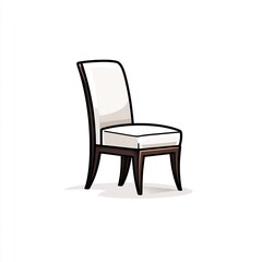 Obraz premium Furniture Store Logo with Modern Chair 