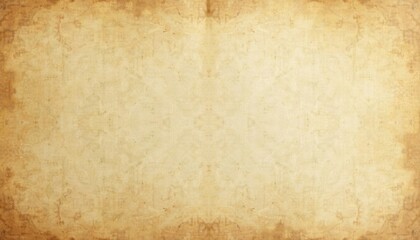 Obraz premium Yellow Grunge Vintage Paper Texture With Brown