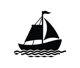 Ship Logo, Ship Icon, Transport Logo, Sea Logo, Cruise Ship Silhouette Vector Modern Ocean Travel and Maritime Icon Design.