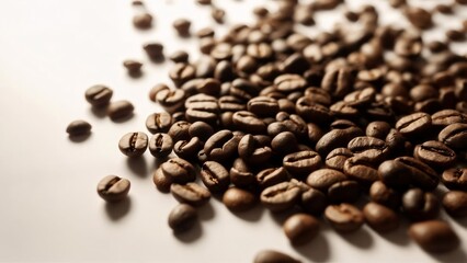 Obraz premium Roasted Coffee Beans Aromatic and Rich, Ready for Brewing
