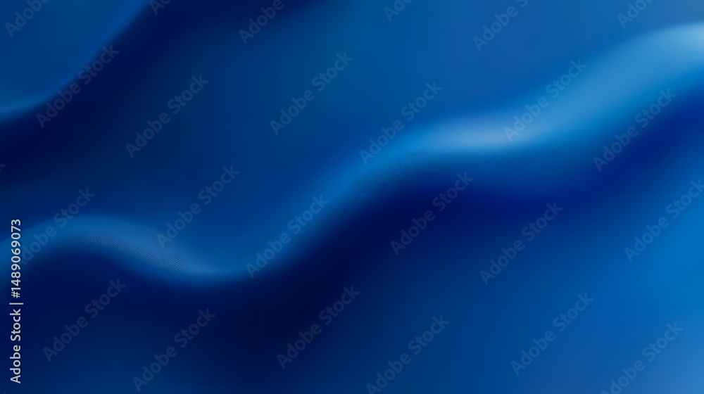 Poster blue gradient smooth background with a soft transition from dark navy blue to light baby blue, perfe