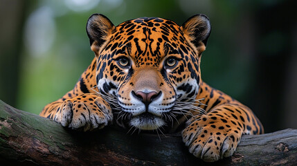 close up portrait of a tiger