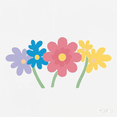 vector illustration of flowers