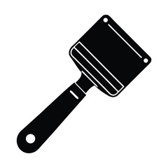 butcher element isolated meat tenderizer on white background