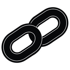 butcher element isolated sausage link on white background